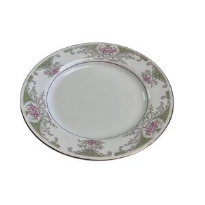 Alberon Translucent Fine China Dessert Plate Floral Design Made In Japan Elegant
